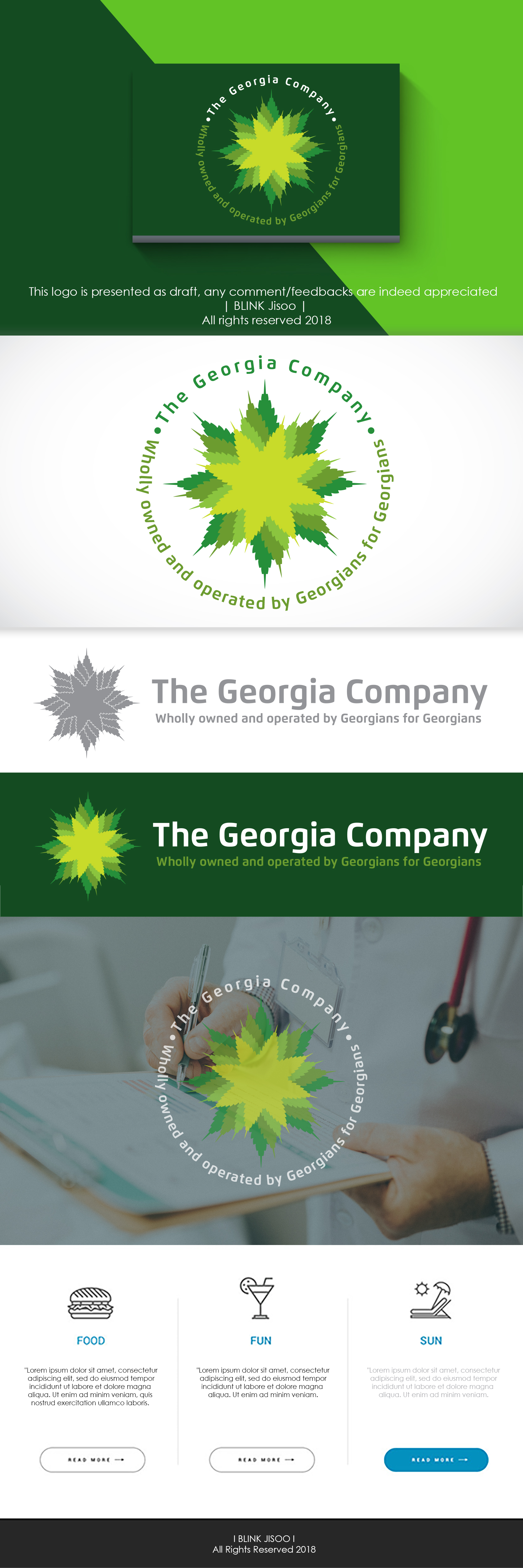 Logo Design by Riv. for Georgia Sunrise | Design #21882800