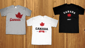 Canada T- Shirt Designs | Design de T-shirt par MNM