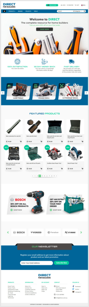 Website for a building supplies and prefabricated timber wall and roof manafacturer. | Wordpress Design by -Marc-