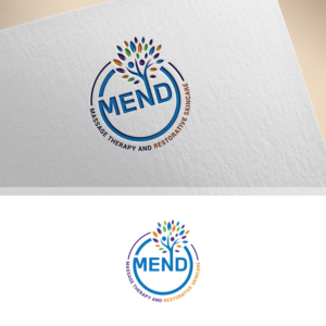 MEND  Massage Therapy and Restorative Skincare | Logo Design by MG.graphics
