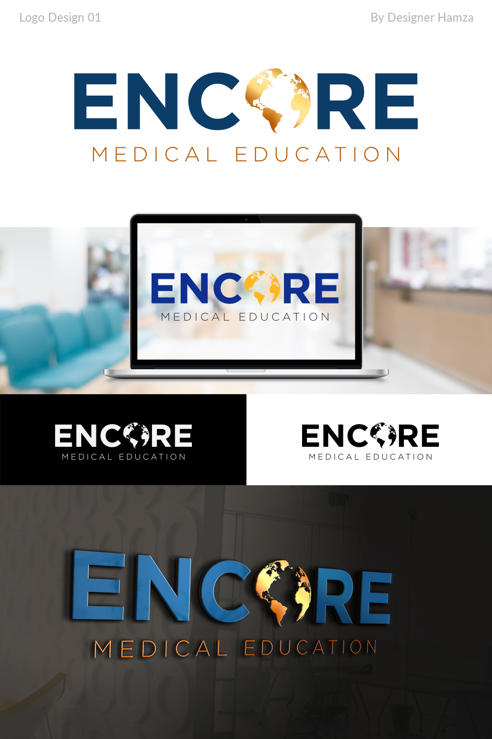 Logo Design by Designer Hamza for Encore Medical Education | Design #22445869
