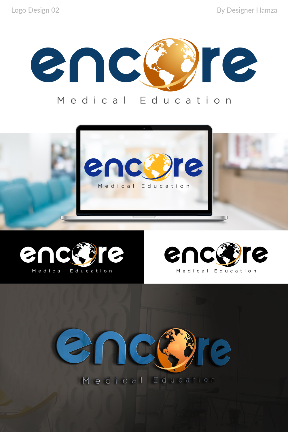 Logo Design by Designer Hamza for Encore Medical Education | Design #22445873