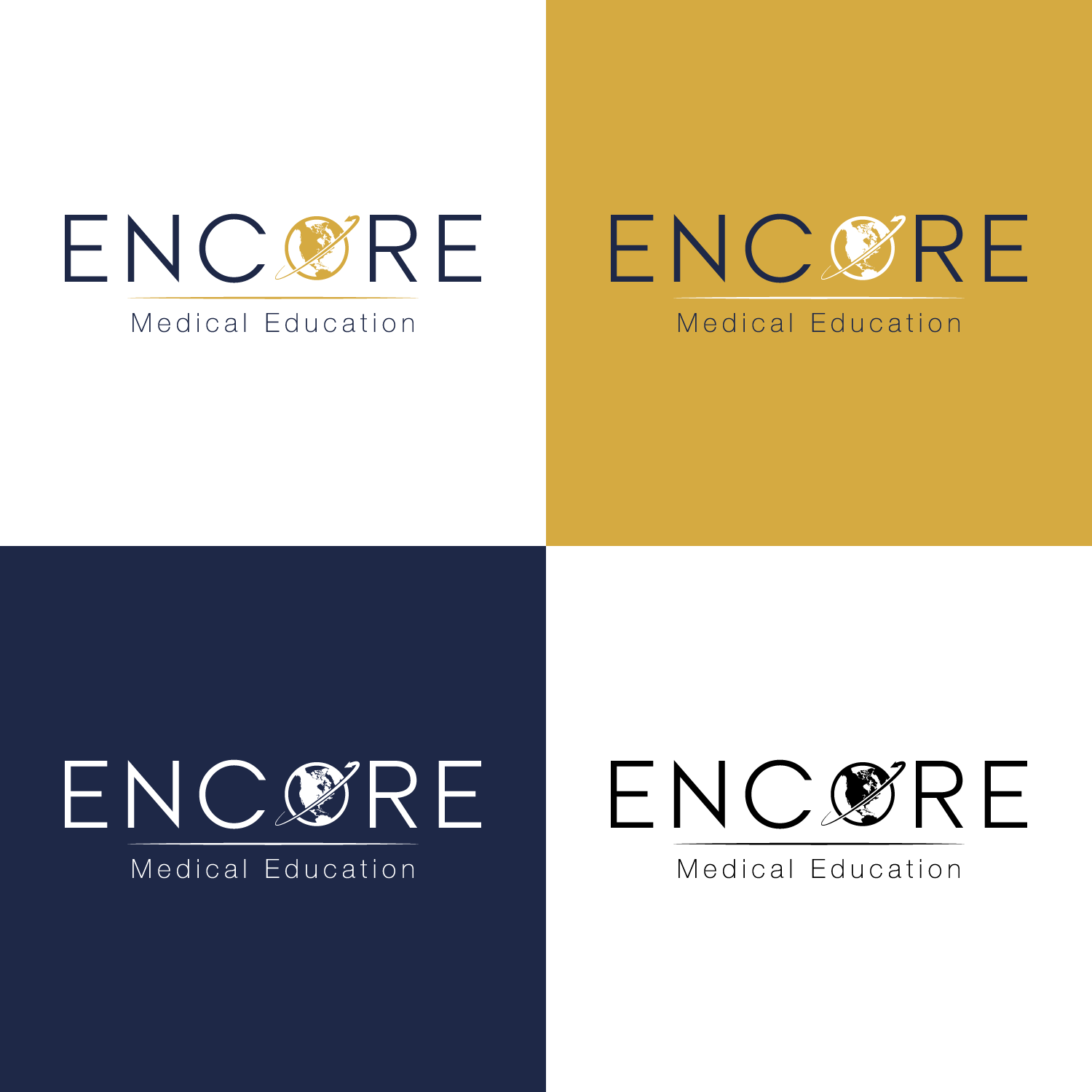 Logo Design by Rusty Circle for Encore Medical Education | Design #22478396