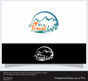 It's A Travel Life | Logo Design by Mariono Fx