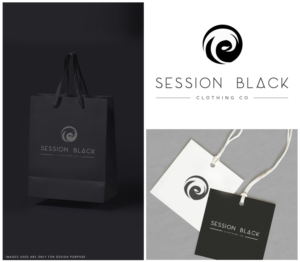 Session Black, Session Black Clothing Co, Session Black apparel, SB. (Whatever you think works) | Logo Design by DominicDesign