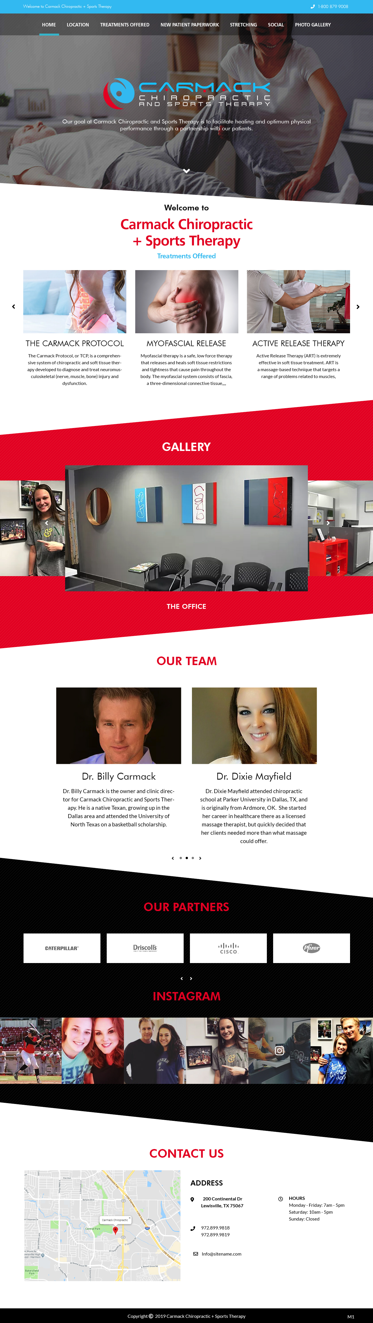 Web Design by pb for Carmack Chiropractic and Sports Therapy | Design #21893140