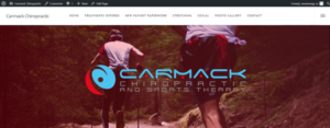 Web Design by Ismael chery for Carmack Chiropractic and Sports Therapy | Design #21931375