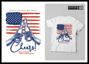US based POD biz needs a t-shirt design | T-shirt Design by Gohsantosa