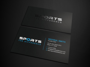 Diseño de Tarjeta de Presentación por Tripti Ranjan Gain para Sports The Difference | Diseño: #21888981