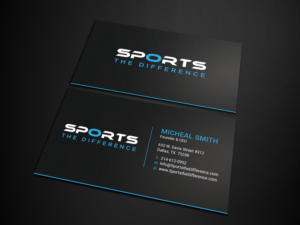 Diseño de Tarjeta de Presentación por Tripti Ranjan Gain para Sports The Difference | Diseño: #21888982