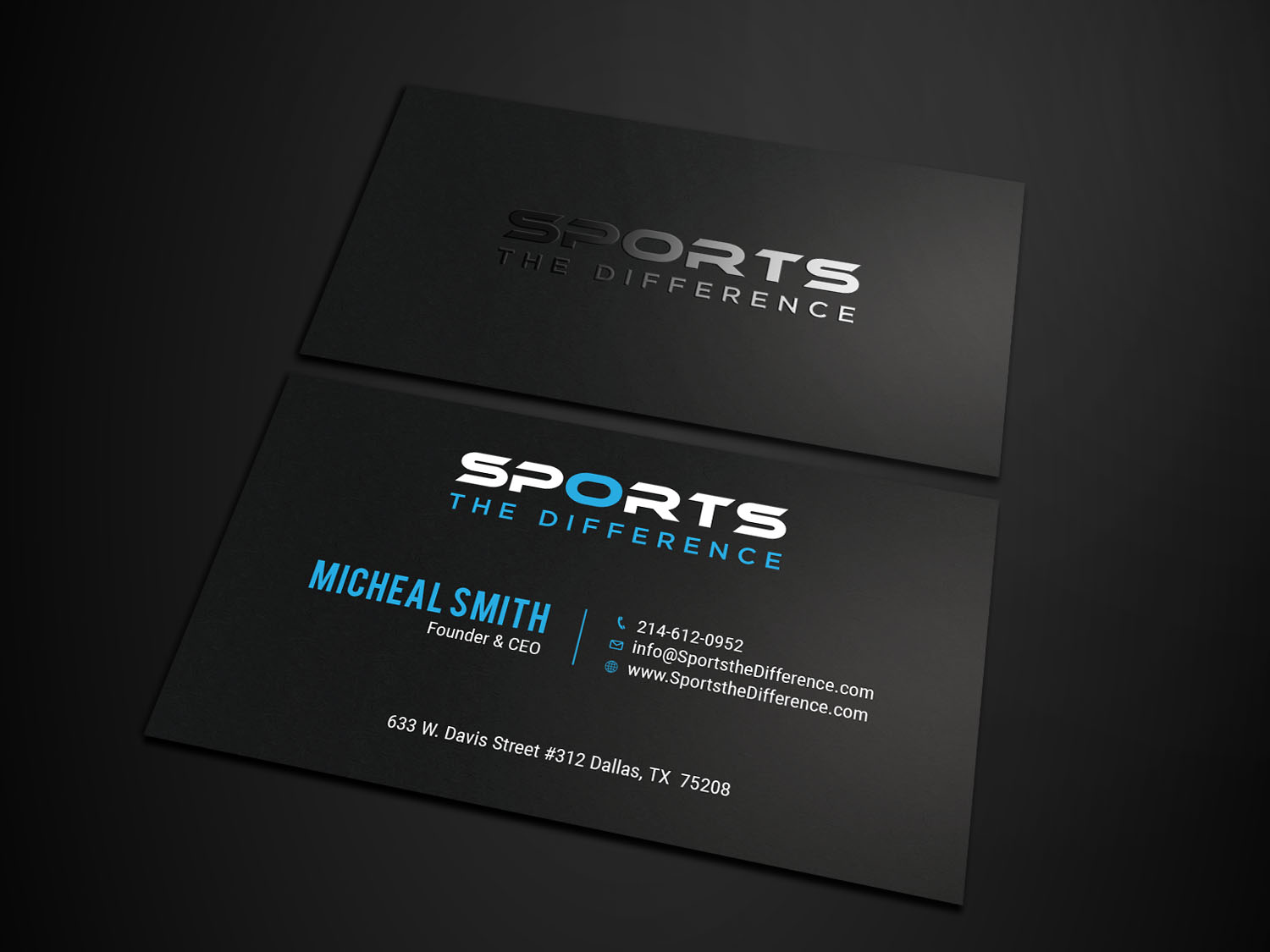 Diseño de Tarjeta de Presentación por Tripti Ranjan Gain para Sports The Difference | Diseño #21888987