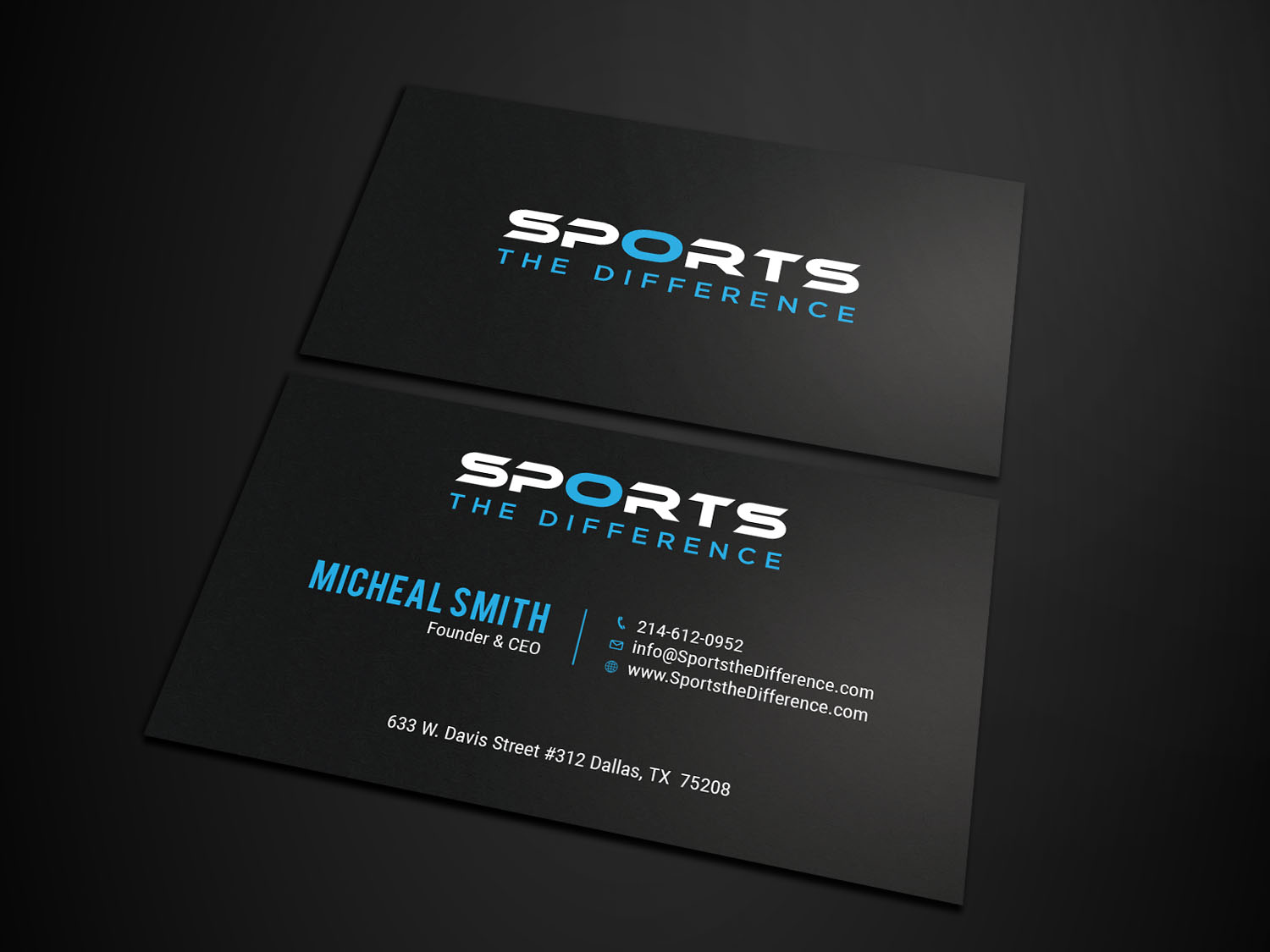 Diseño de Tarjeta de Presentación por Tripti Ranjan Gain para Sports The Difference | Diseño #21888991