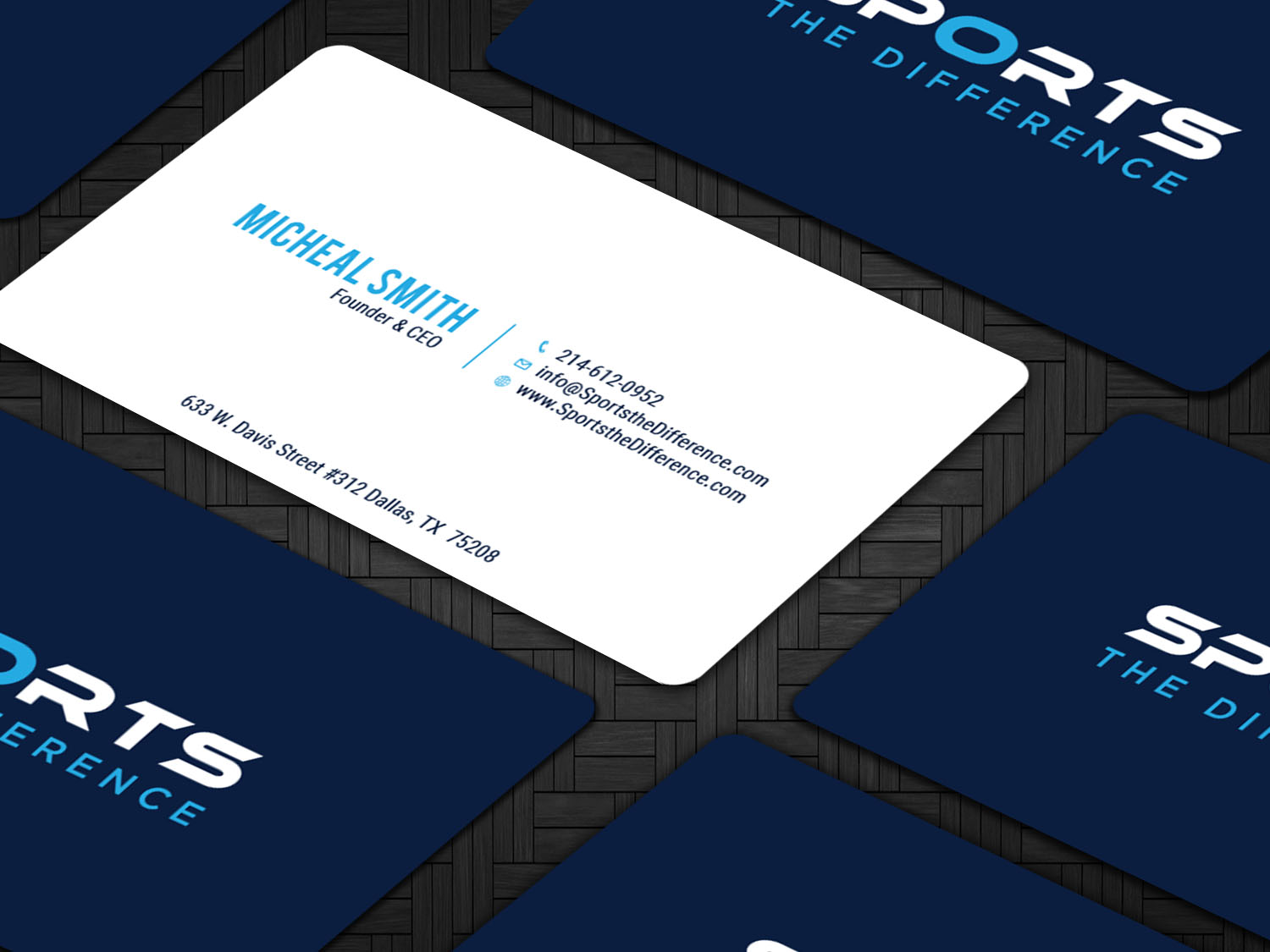 Diseño de Tarjeta de Presentación por Tripti Ranjan Gain para Sports The Difference | Diseño #21888993