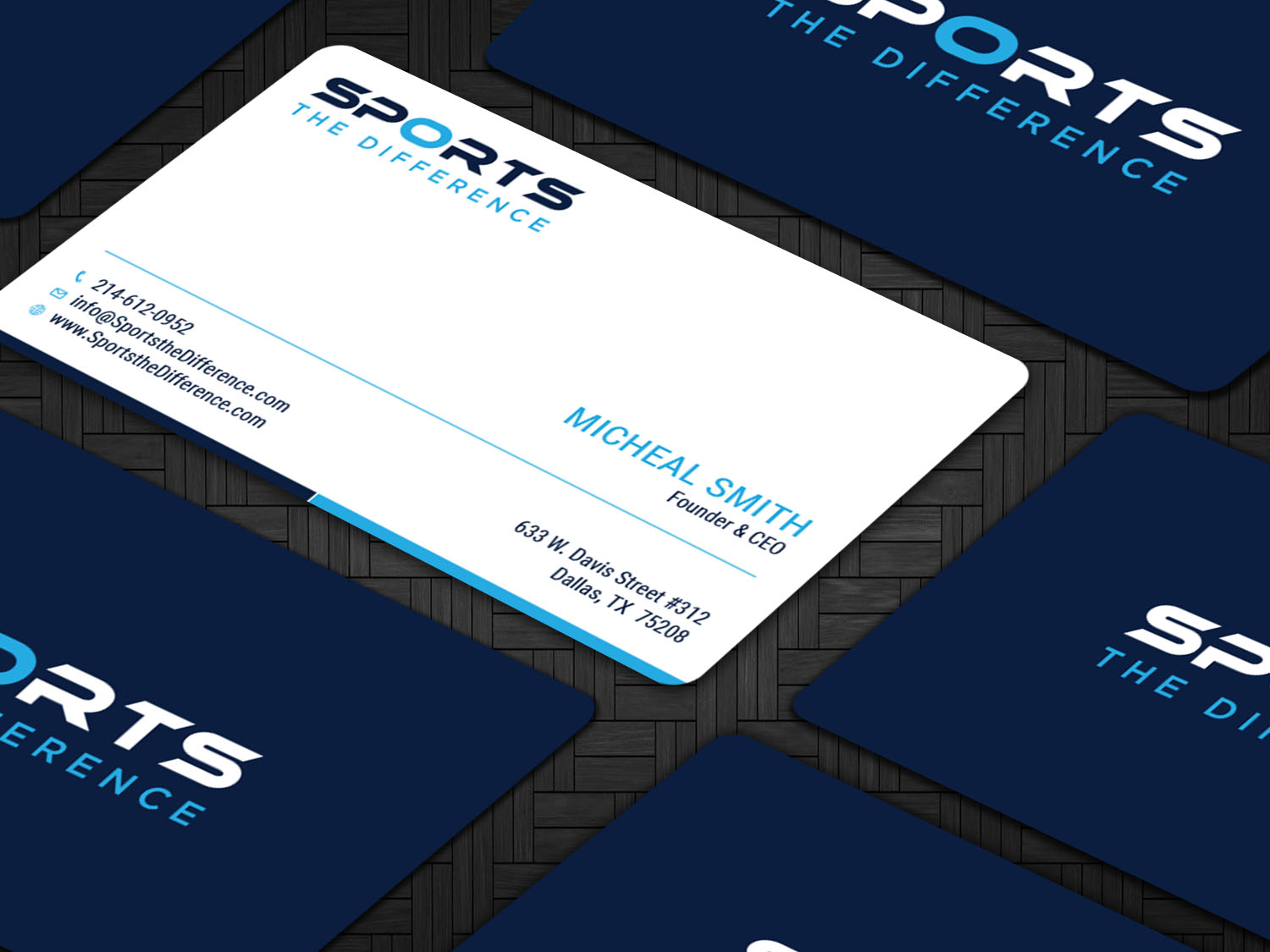 Diseño de Tarjeta de Presentación por Tripti Ranjan Gain para Sports The Difference | Diseño #21888994