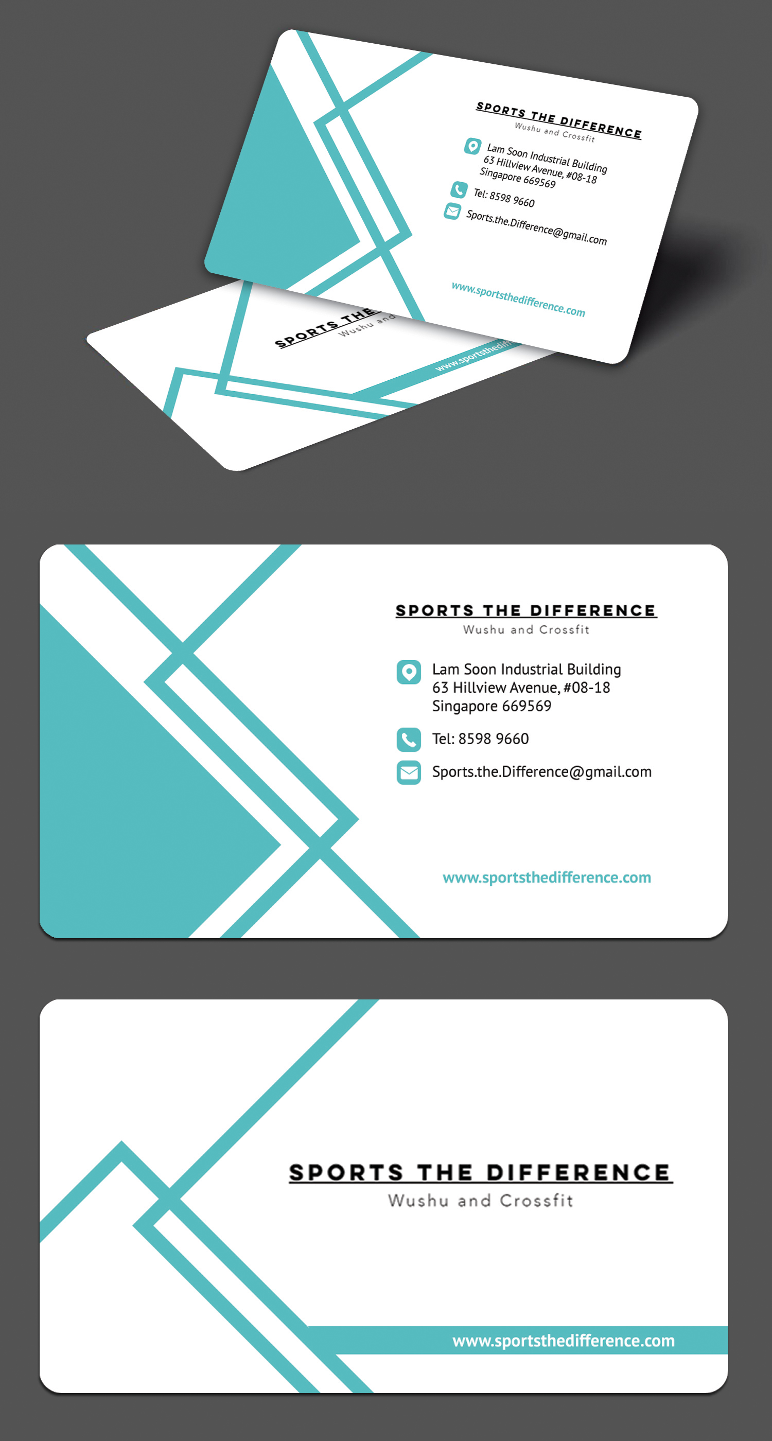 Business Card Design by BLUE WINGS for Sports The Difference | Design #21889892