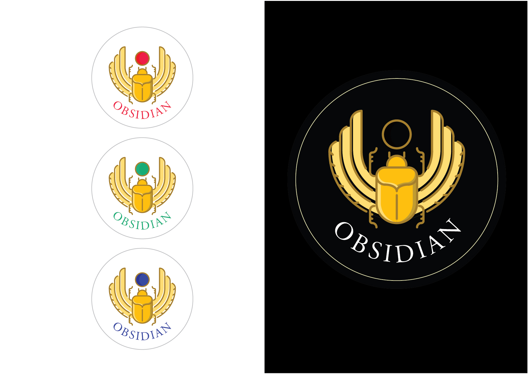 Diseño de Logo por sziareka para Obsidian | Diseño #21898715