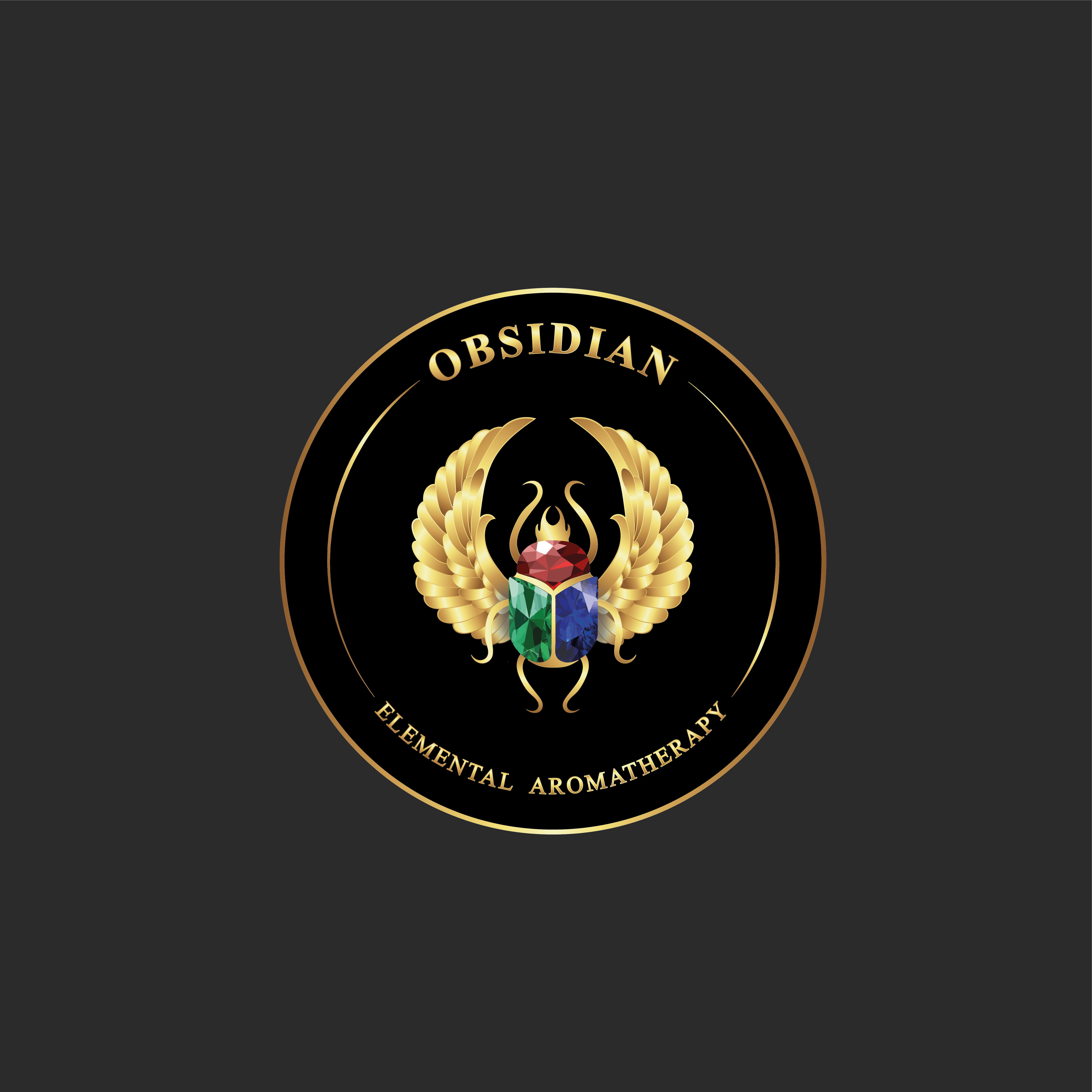Logo Design by Justine Chaussin--Terrillon for Obsidian | Design #21895504