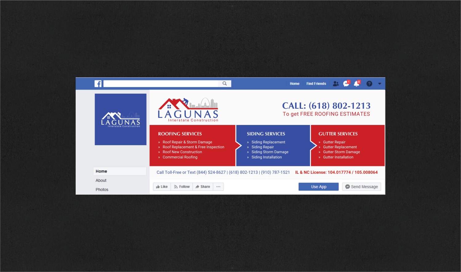 Facebook Design by INDIAN_Ashok for this project | Design #21897435
