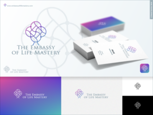The Embassy of Life Mastery | Logo Design by Raoul Camion
