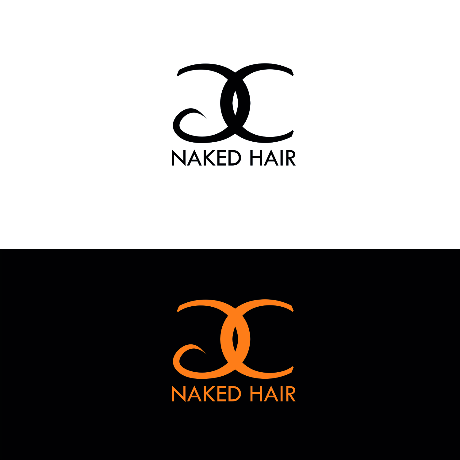 Logo Design by nanocb72 for GC Naked Hair | Design #21897929
