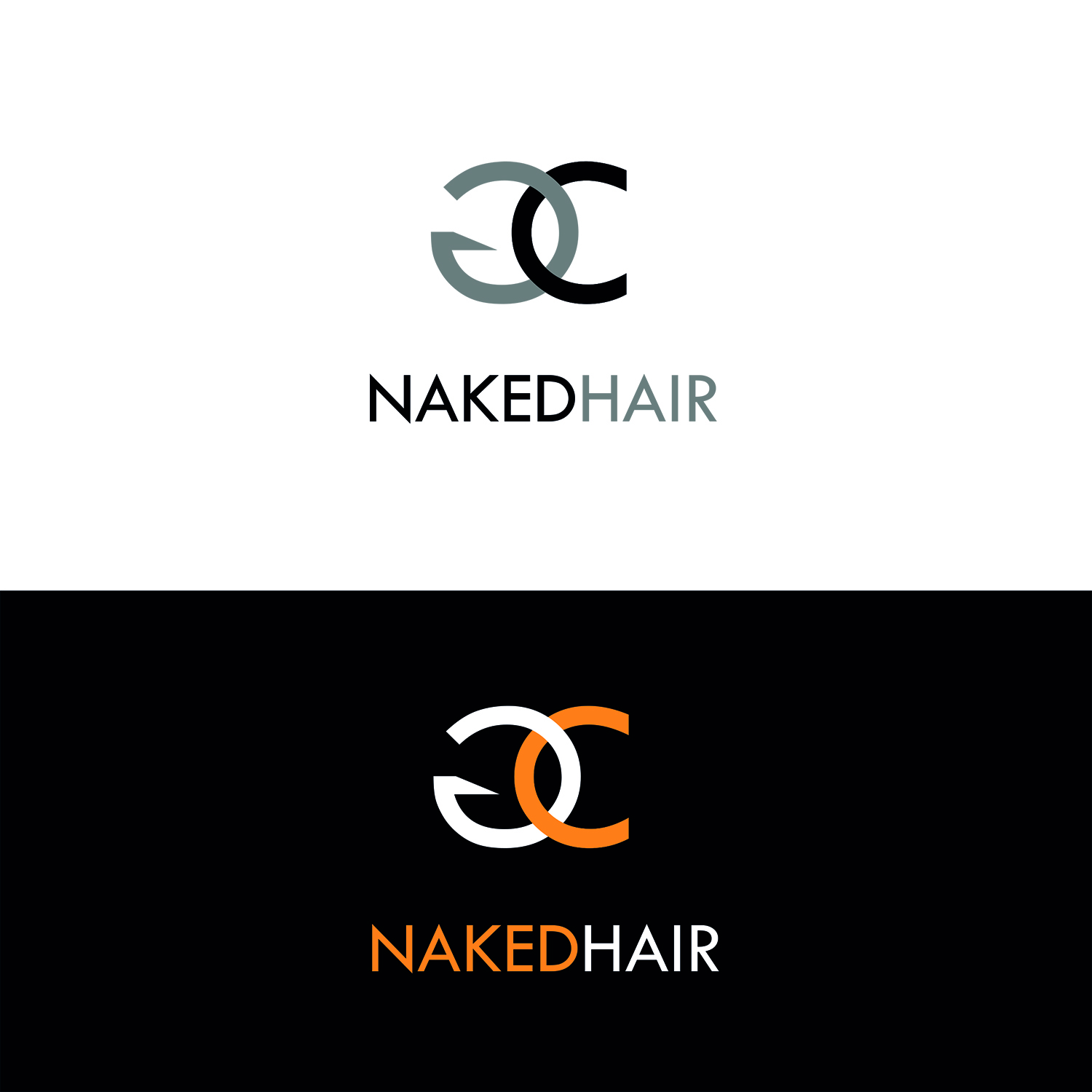 Logo Design by nanocb72 for GC Naked Hair | Design #21897930