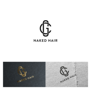 Logo Design by The Marble Peach for GC Naked Hair | Design: #21912443