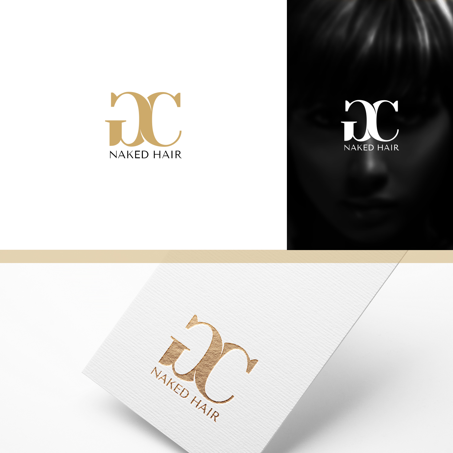 Logo Design by JohnM. for GC Naked Hair | Design #21897537