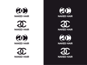 GC Naked Hair | Logo Design by Atvento Graphics