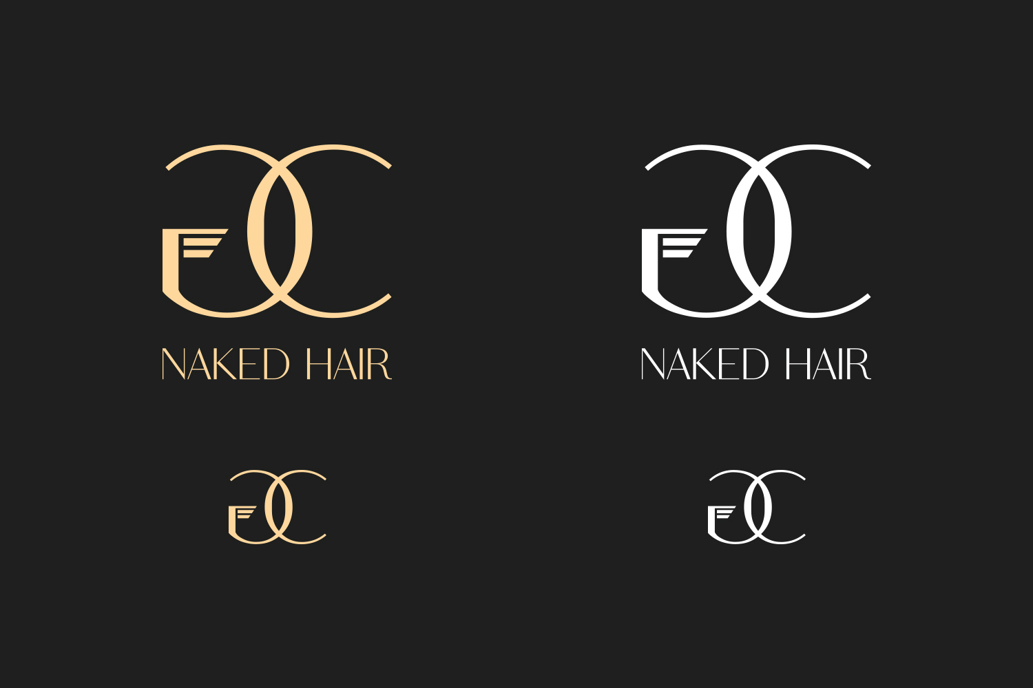 Logo Design by FerTouch Arts for GC Naked Hair | Design #21934116