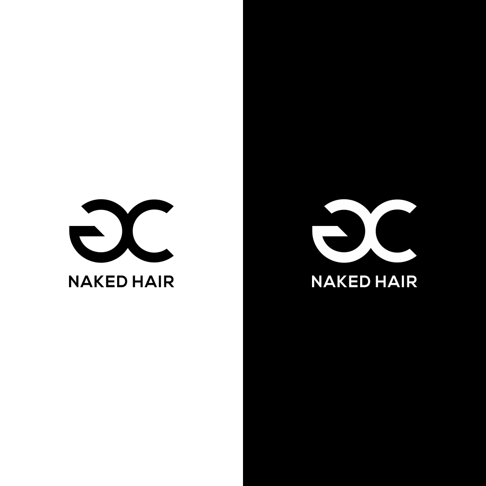 Logo Design by Basksh Designs for GC Naked Hair | Design #21905089