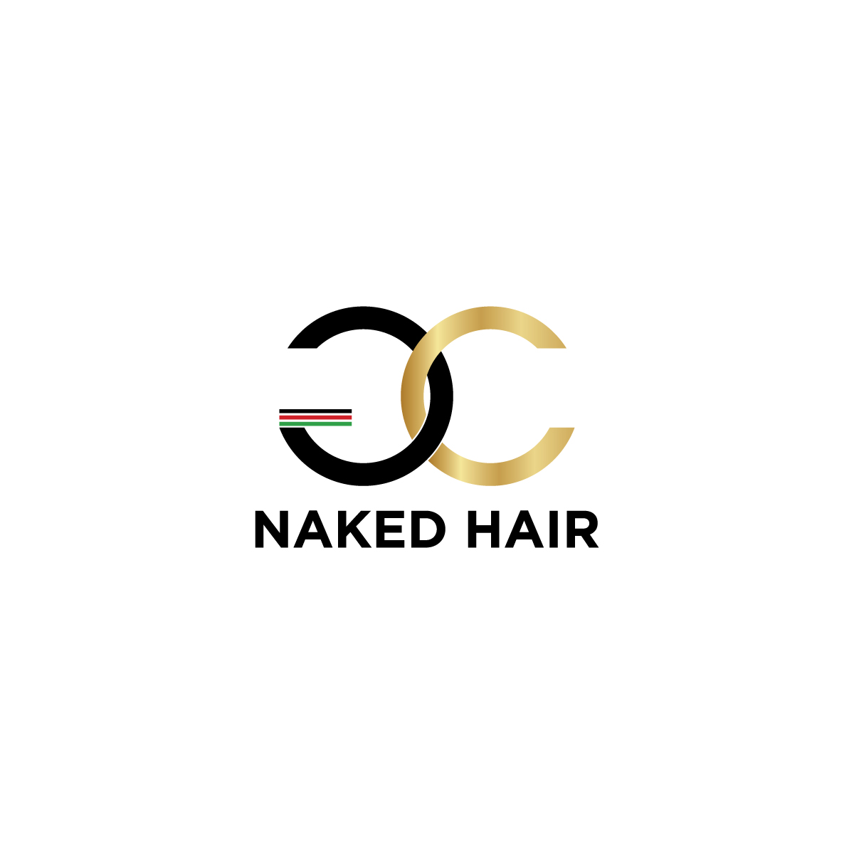 Logo Design by ValMoran for GC Naked Hair | Design #21896605