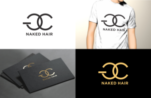 Logo Design by art0_MORO for GC Naked Hair | Design: #21898460