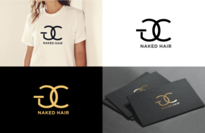 Logo Design by art0_MORO for GC Naked Hair | Design: #21898461