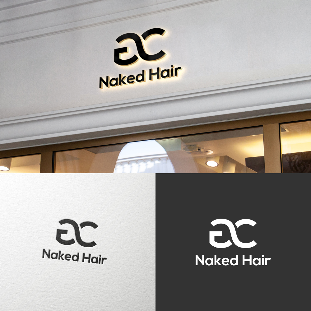 Logo Design by rinaldoajigunadi 2 for GC Naked Hair | Design #21895171