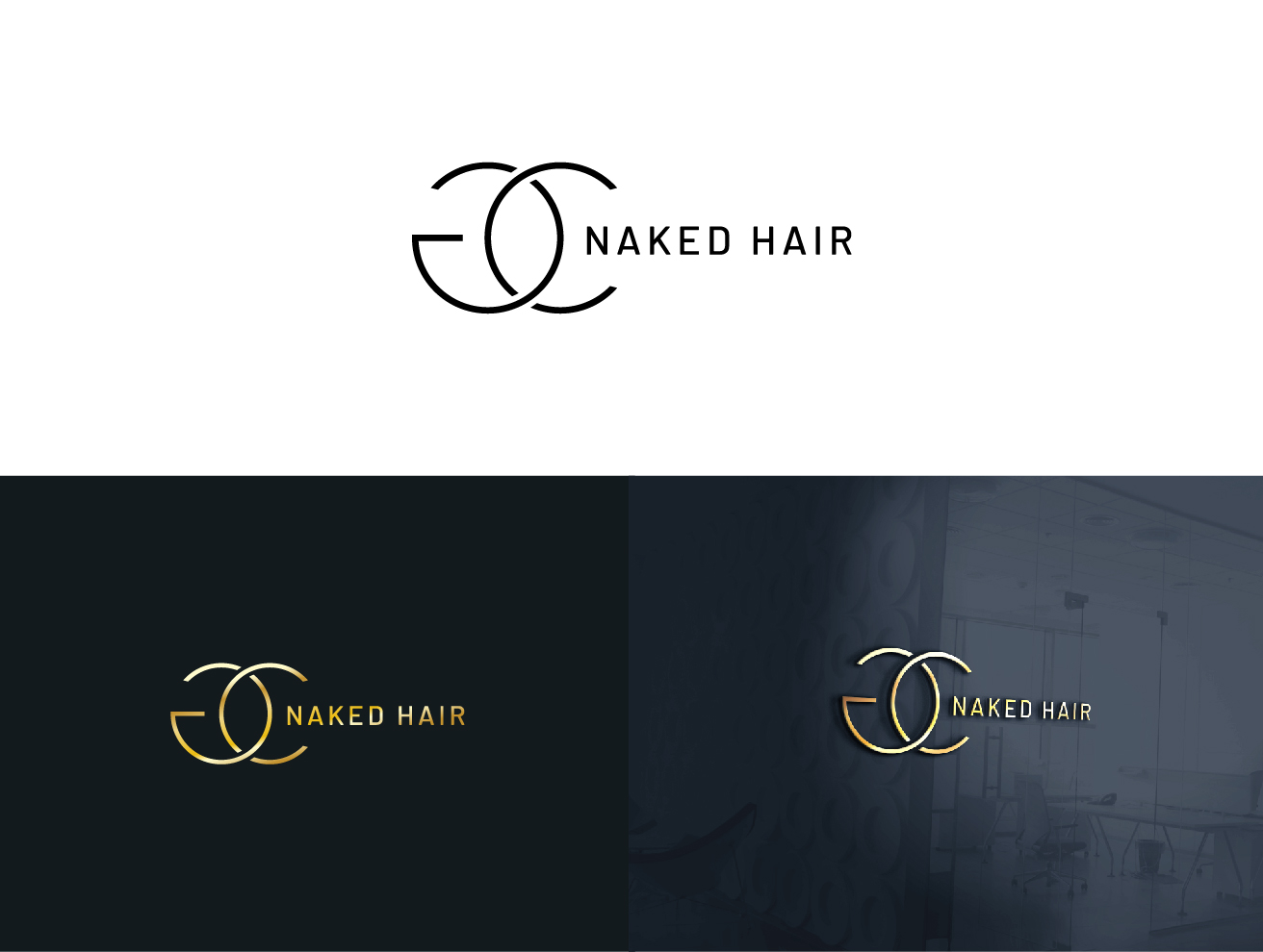 Logo Design by Logo Spider for GC Naked Hair | Design #21923273