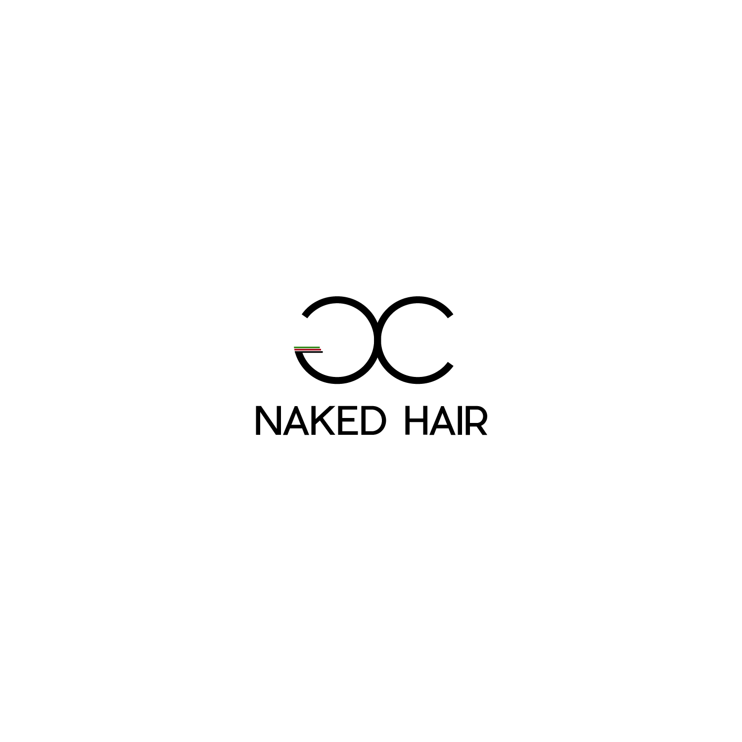 Logo Design by Red. for GC Naked Hair | Design #21894537