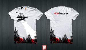 Sierra Helicopters needs a t-shirt design | T-shirt Design by Taho Design