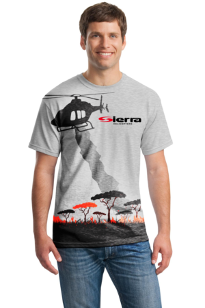 Sierra Helicopters needs a t-shirt design | T-shirt Design by lemosys infotech