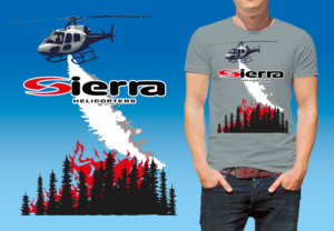 Sierra Helicopters needs a t-shirt design | T-shirt Design by Al Pech