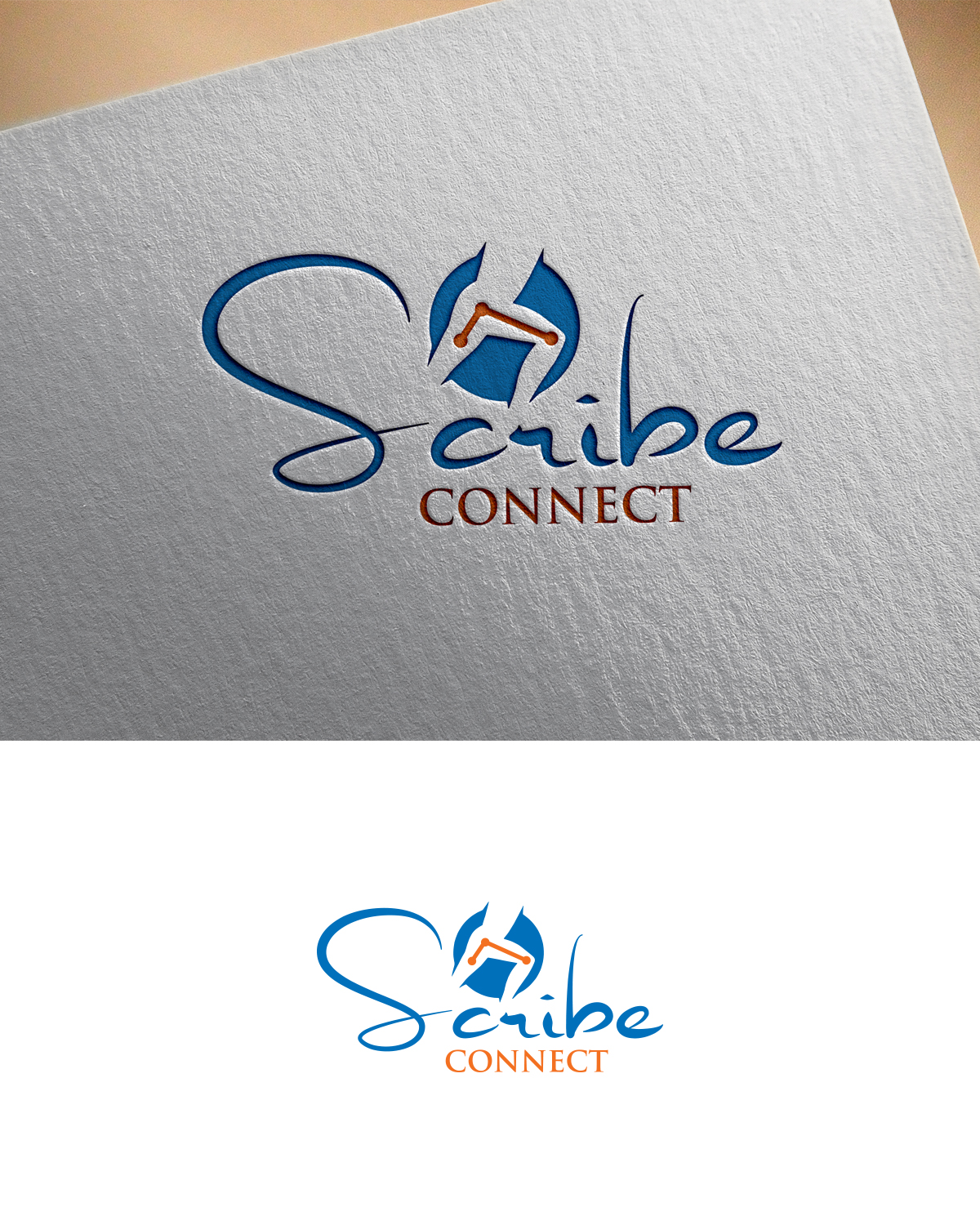 Diseño de Logo por RedLine 3 para ScribeConnect, LLC | Diseño #21894501