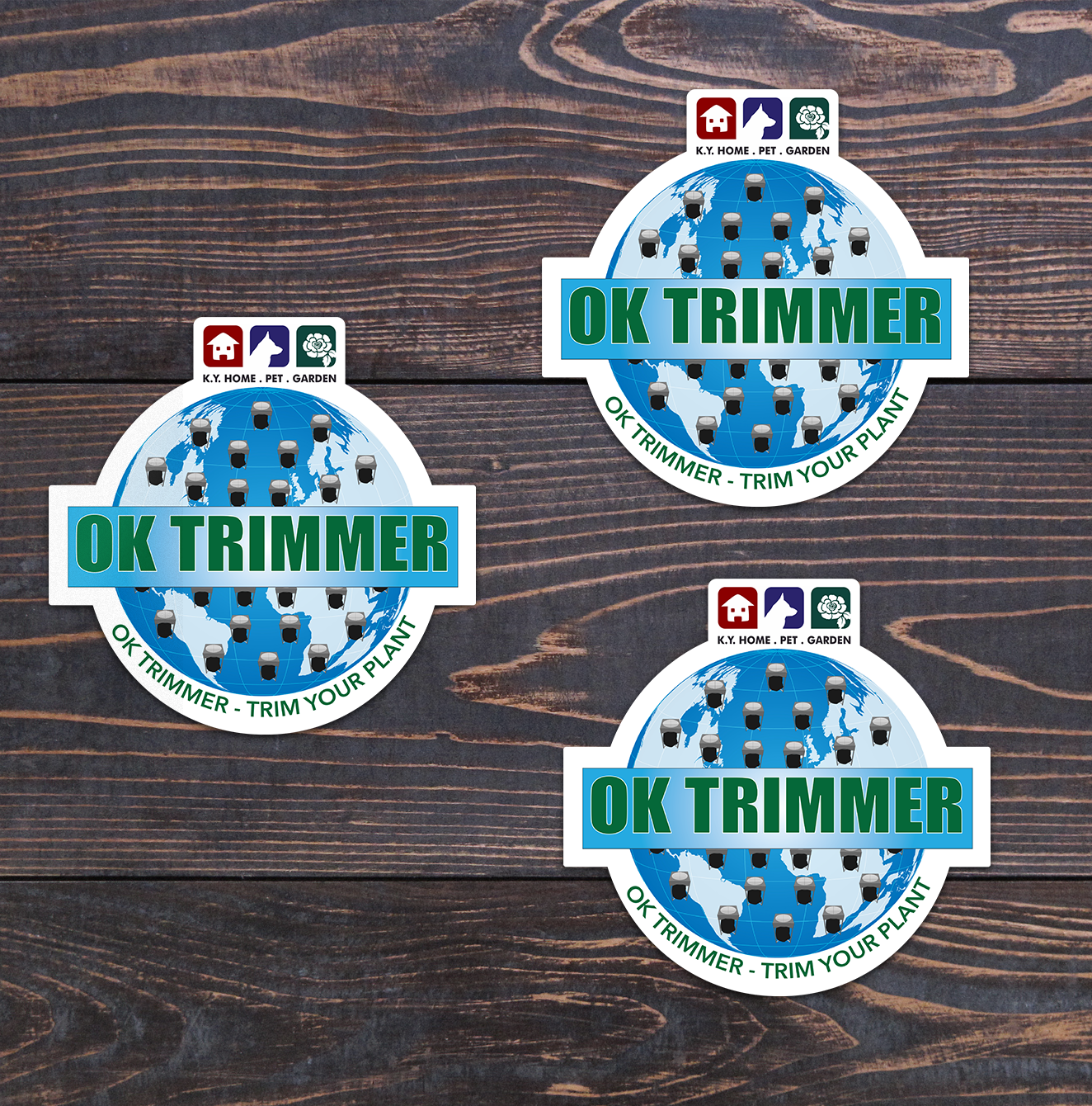 Logo Design by Kristina Andonoff for K.Y. Home.Pet.Garden | Design #21908124