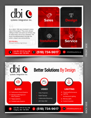 Audio/Visual System Design/Build Company needs marketing handouts for clients that describes our ... | Flyer-Design von SAI DESIGNS