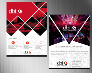 Audio/Visual System Design/Build Company needs marketing handouts for clients that describes our ... | Flyer-Design von Adnan.design
