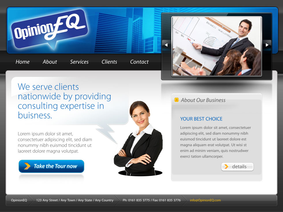 Web Design by LFS Designs for OpEQ | Design #61124