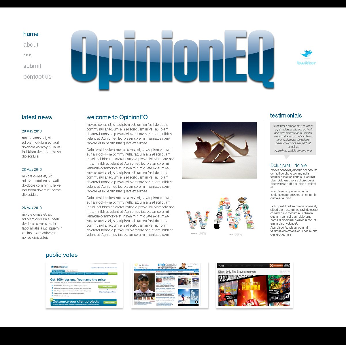 Web Design by Urban Ad for OpEQ | Design #60283