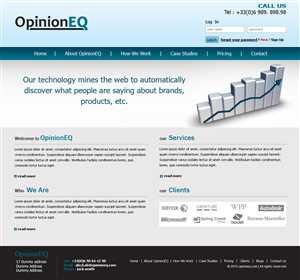 Web Design by Expert Designer for OpEQ | Design: #60811