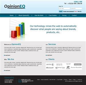 Web Design by Expert Designer for OpEQ | Design #60813