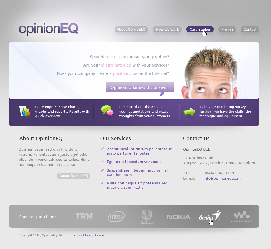 Diseño Web por flx flx para OpEQ | Diseño #58524