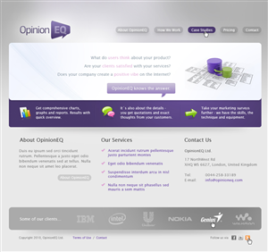 Web Design by flx flx for OpEQ | Design: #61033