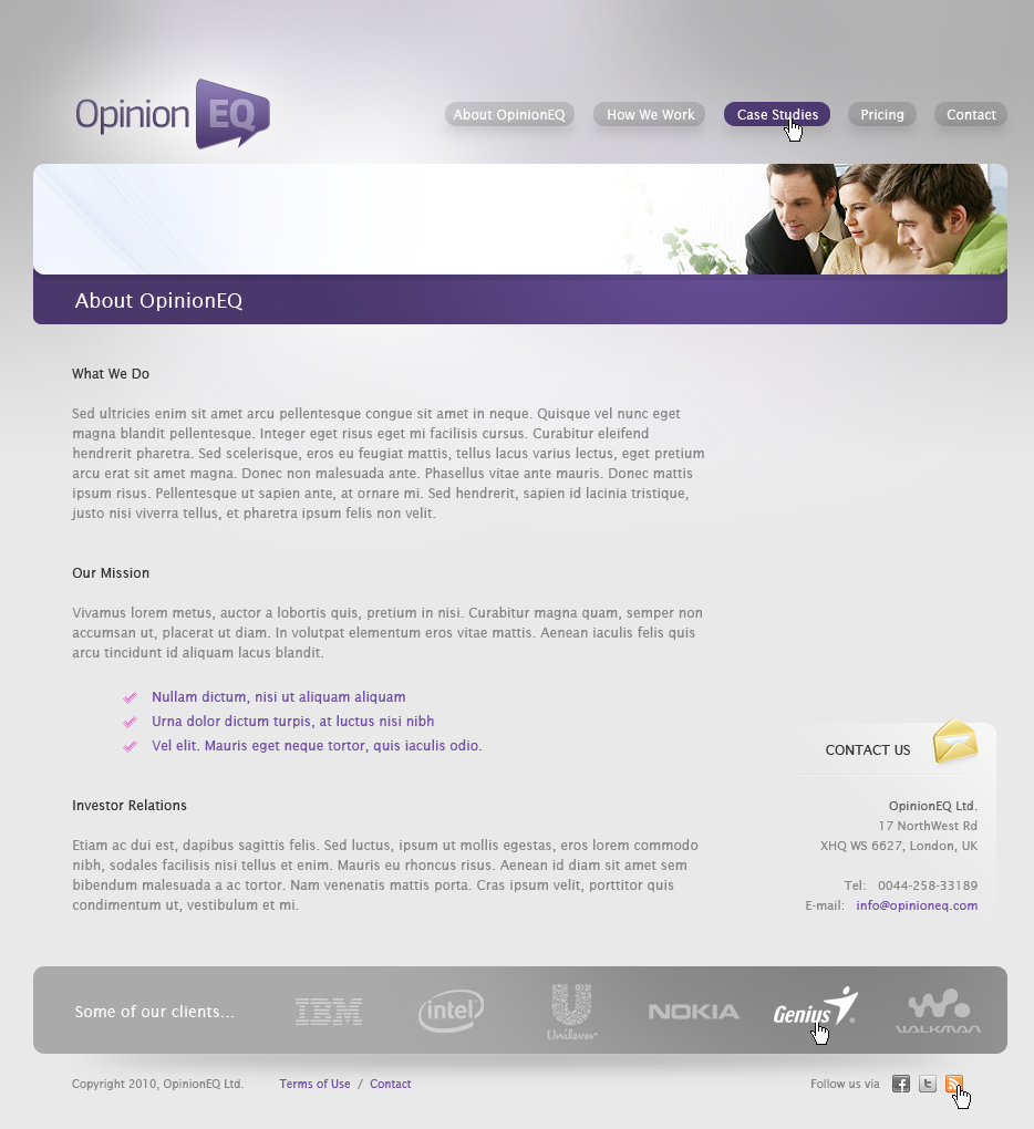 Web Design by flx flx for OpEQ | Design #61037